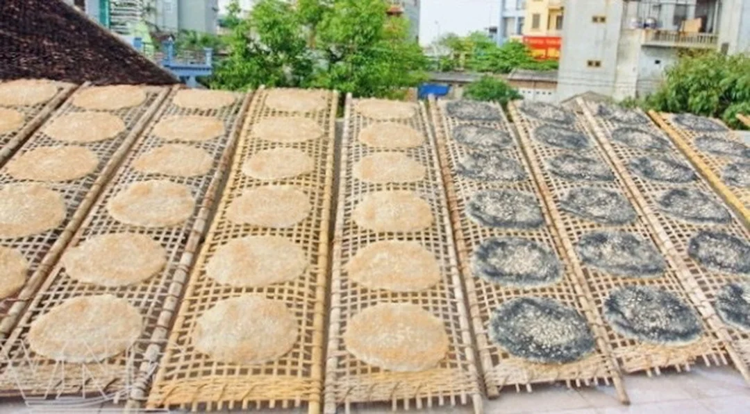 bánh đa kế bắc giang đóng gói làm quà đặc sản
