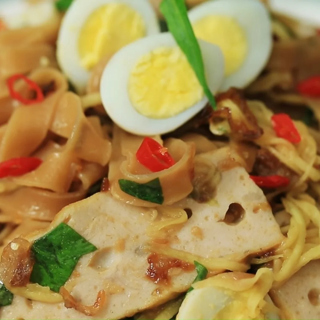 pha nước mắm trộn bánh đa