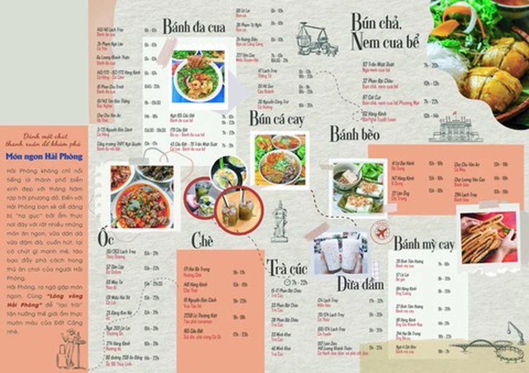 bánh đa cua bà cụ hải phòng trong lịch trình food tour Hải Phòng