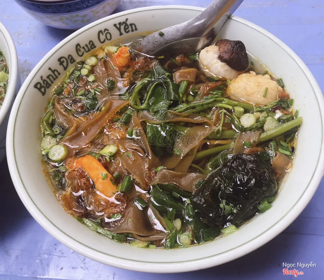 bánh đa cua cô yến mua mang về cần tách nước dùng