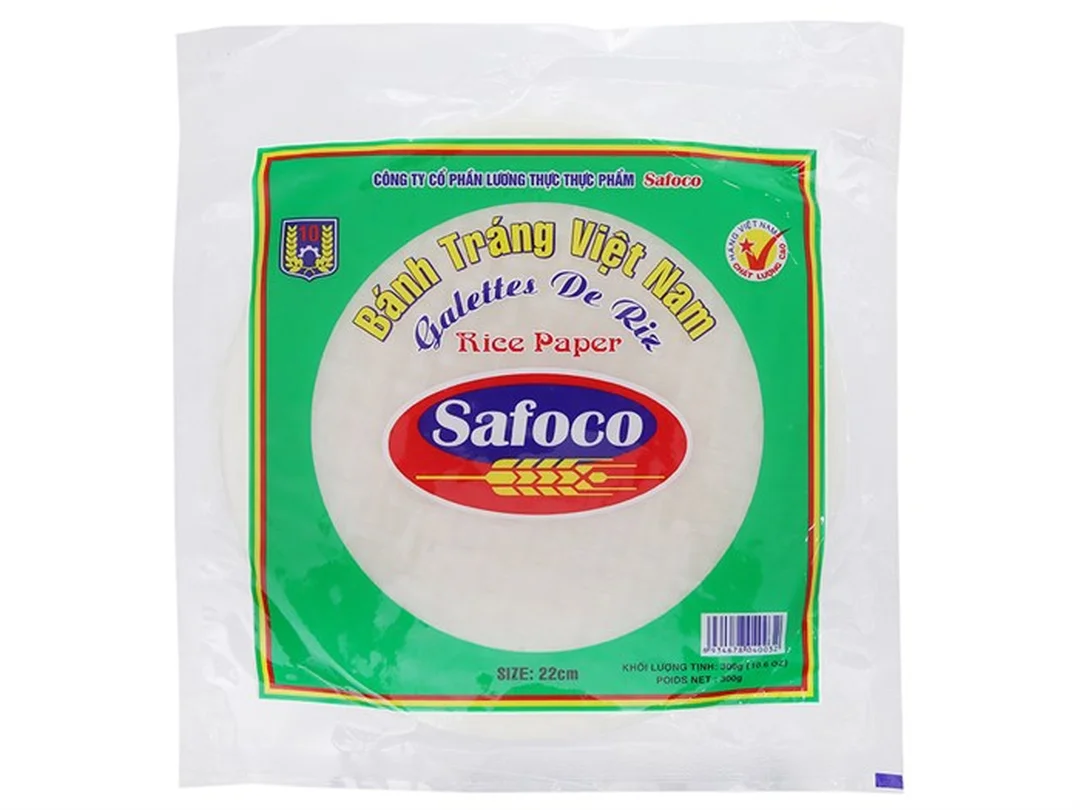 bánh đa nem safoco 300g đường kính 22cm dùng cuốn gỏi