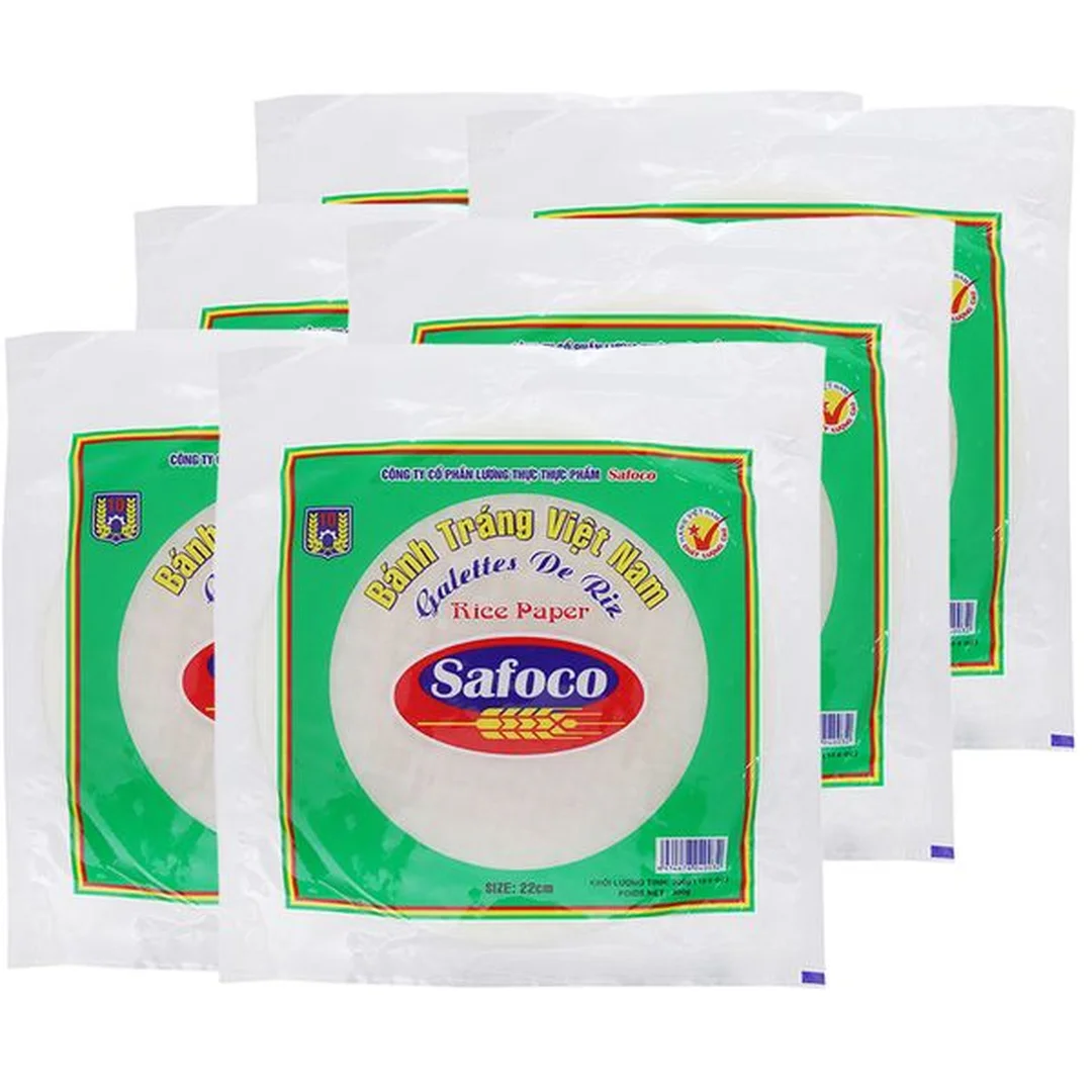 bánh đa nem safoco dùng để cuốn chả giò tại nhà