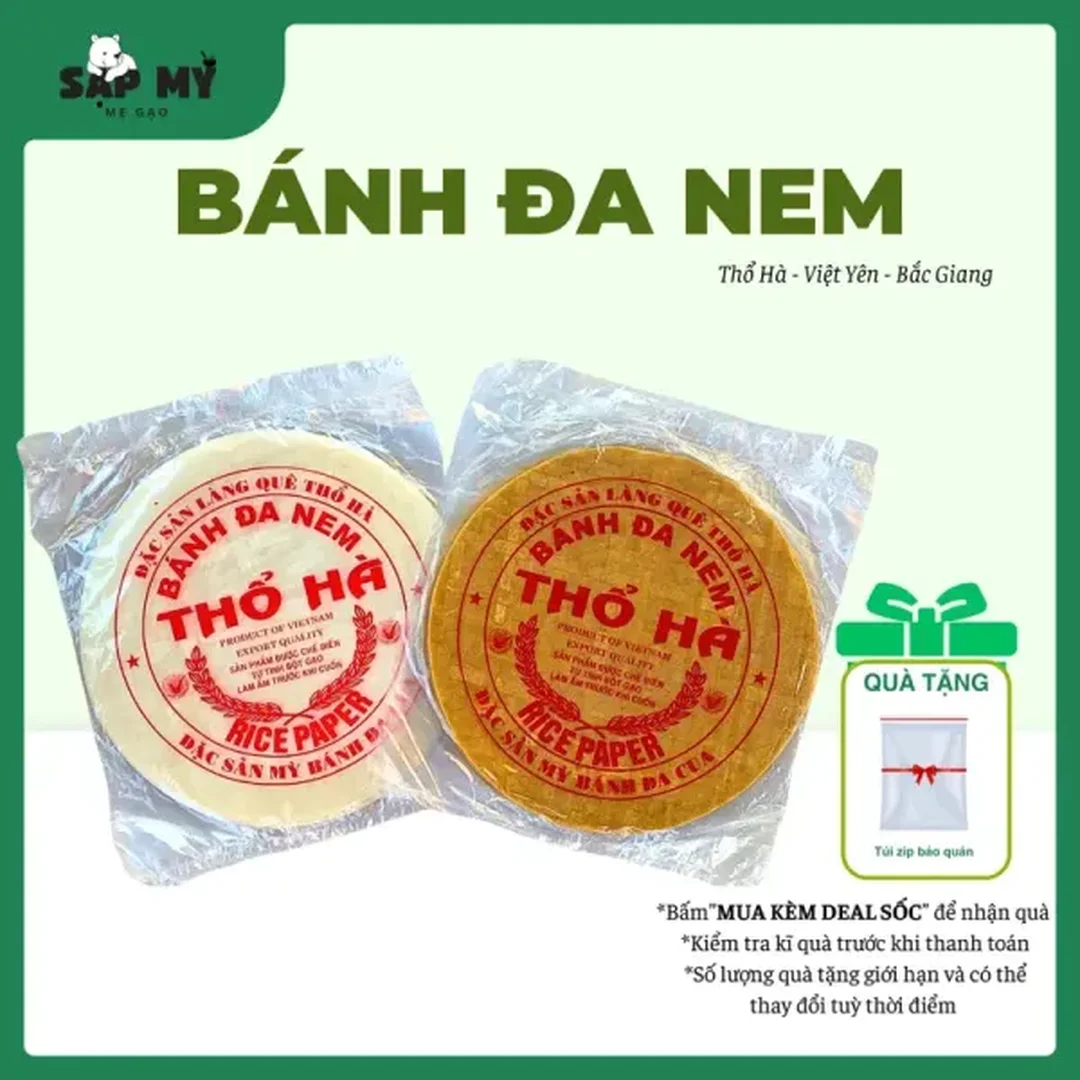 bánh đa nem thổ hà trong khâu làm bánh thủ công