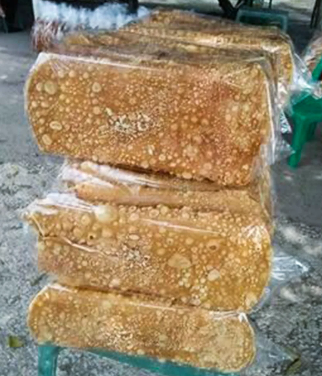 bánh đa ngọt Bắc Giang đóng túi 5 cái giòn thơm vị gừng
