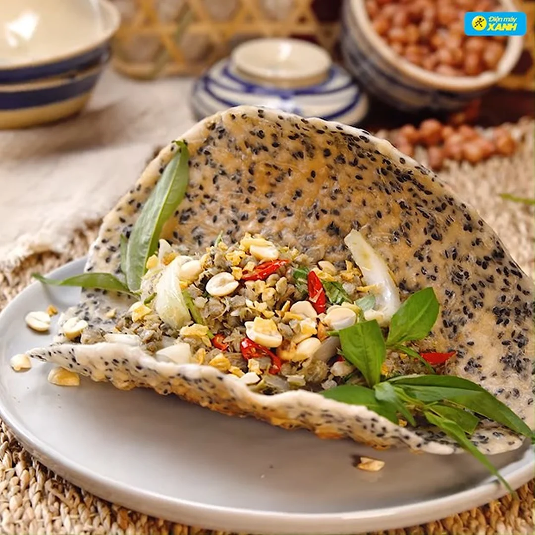 Bánh đa xúc hến Nghệ An ăn kèm bánh đa nướng Bánh đa xúc hến Nghệ An ăn kèm bánh đa nướng