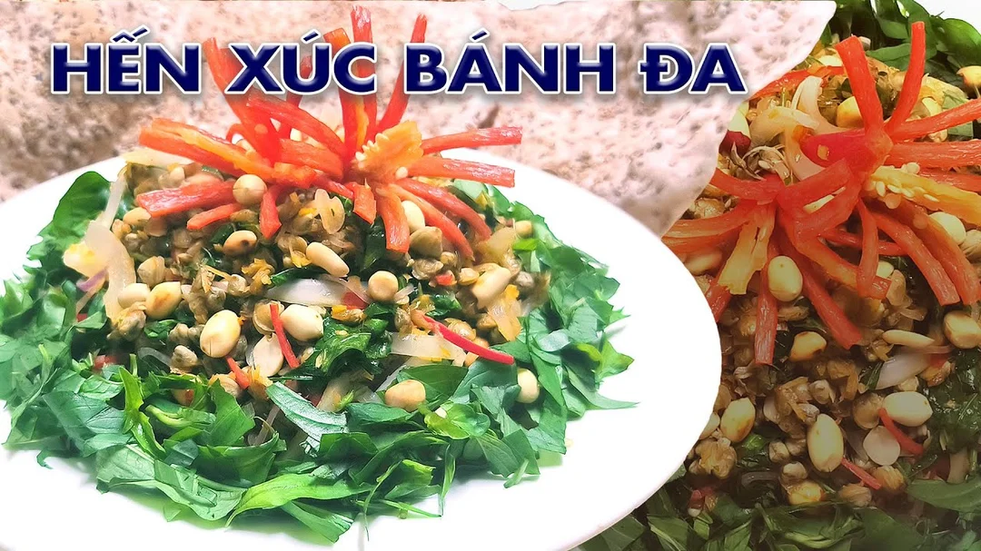 Cách làm hến xúc bánh đa ít ngán