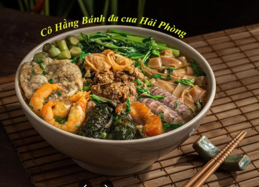 Bánh đa trộn và topping tại Cô Hằng cô hằng bánh đa cua hải phòng suất bánh đa trộn và topping