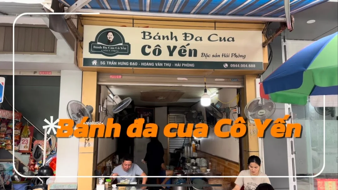 Review bánh đa cua Cô Yến Hải Phòng