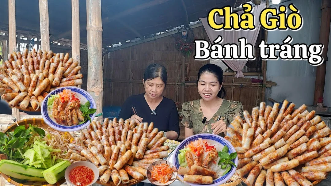 Video hướng dẫn cuốn chả giò bằng bánh tráng giòn lâu