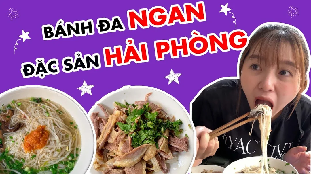 Video thưởng thức bánh đa ngan Hải Phòng