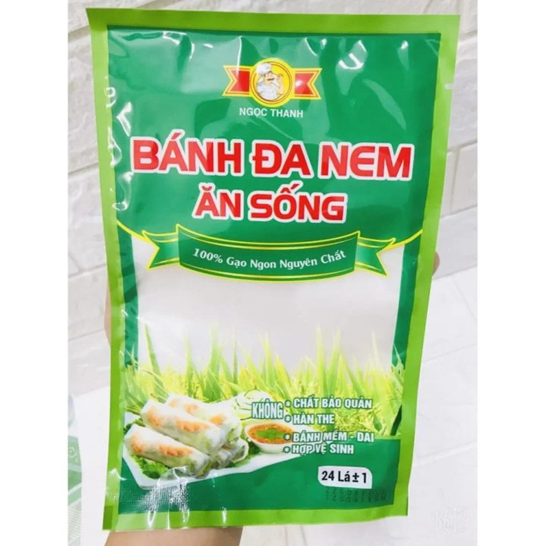 Bánh đa nem ăn sống cần bảo quản khô ráo bánh đa nem ăn sống cần bảo quản khô ráo sau khi mở túi