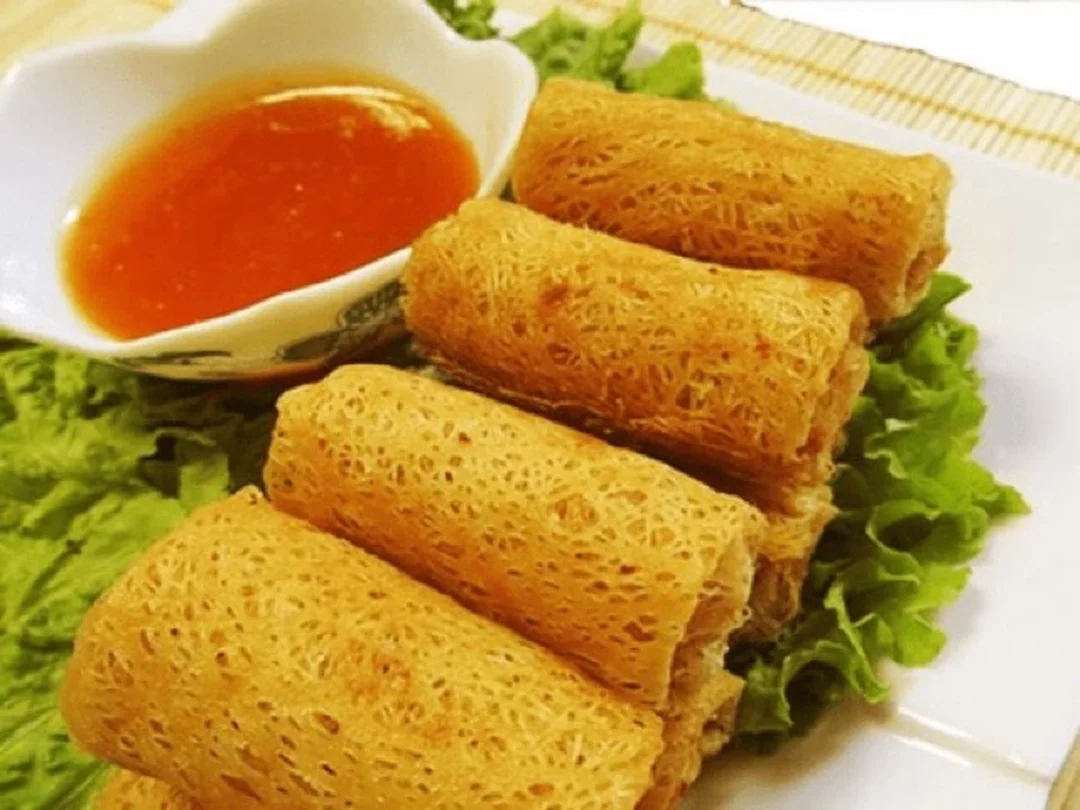 bánh đa nem rế loại dày đủ lá